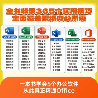 高效辦公四劍客 Word、Excel、Visio與Project的協同與賦能